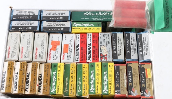 Lot of 12 Gauge Buck & Slug Ammo