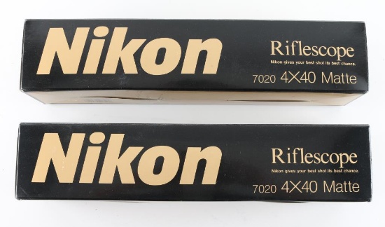 Lot of Two Nikon Rifle Scopes