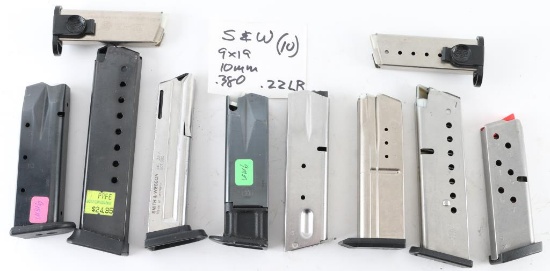 Lot of Smith & Wesson Pistol Magazines