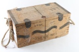 Wooden Crate of Turkish 8mm Mauser Ammo