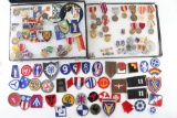 Large Collection of Military Patches & Medals