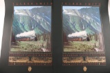 Lot of Two Train Posters