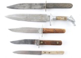 Lot of (5) Vintage Knives