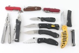 Lot of 12 Knives & Multi-Tools