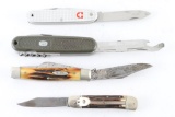 Lot of 4 Vintage Folding Knives