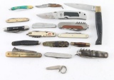 Lot Of 15 Vintage Pocket Knives
