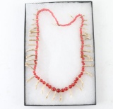 Native American Coyote Teeth Necklace