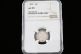 1902 O Barber Dime AU 58 PCGS 90% Silver