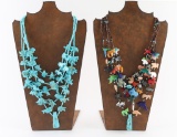 Lot of 2 Fetish Necklaces