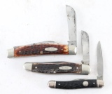 Lot of 3 Case XX Knives