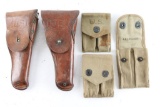 US M1911 Holster/Magazine pouches Lot