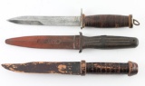Lot of 3 Knives
