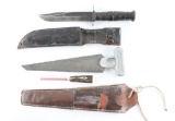 Lot of Fixed Blade Knives