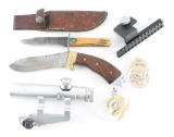 Scope and Knife Lot