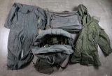 Large Lot of Military Pouches & Uniforms