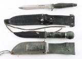 Lot of (3) Knives