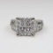 Spectacular Diamond Ring featuring over