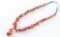 Handmade Navajo Coral Necklace