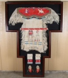 Sioux Indian Dress, Leggings, & Moccasins