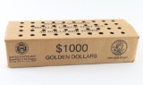 1,000 Golden Dollar Box From The US Mint