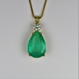 Amazing 11.70 carat Emerald and Diamond