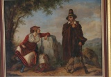 18th century Original oil painting