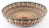 Hopi Polychrome Wicker Basket