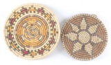 Collection Of Two Hopi Basketry Trays