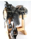 Black Tooled Saddle