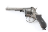 Unsigned Pinfire Revolver 10mm SN 2367