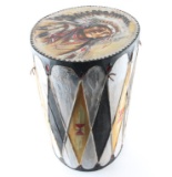 Painted Indian Drum