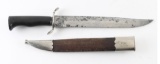 French Clip Point Bowie Knife