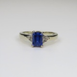 Brilliant Fine Ceylon Blue Sapphire and Diamond