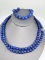 Wonderful Natural Lapis Lazuli Beaded Necklace