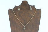 Juneau Mines 14K Necklace & Earrings