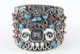 Handcrafted Mexican Wide Band Cuff