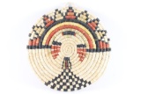 Hopi Kachina Basketry Tray