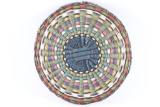 Colorful Hopi Basketry Tray