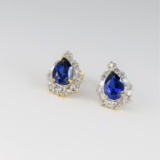 Beautiful Blue Sapphire and Diamond