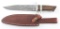 HK Damascus Bowie Knife