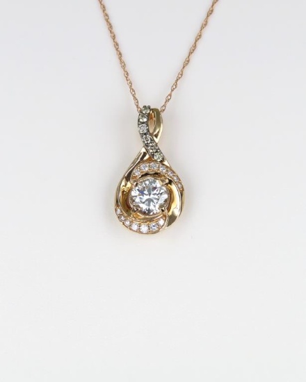 Radiant ‘LE VIAN’ Diamond Pendant
