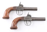 Pair of Belgian Percussion Pistols NVSN