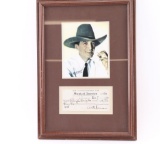 Framed Will James Check