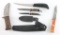 Lot Of Five Hunting Knives