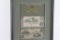 Framed U.S Money & Cavalry Insignia
