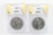Lot of 2 Morgan Silver Dollars