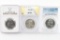 Lot of 3 50cent pieces