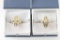 Lot of 2 Diamond Rings