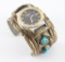 Navajo Watchband Brass Cuff