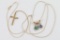 Lot of 2 Gold Necklaces